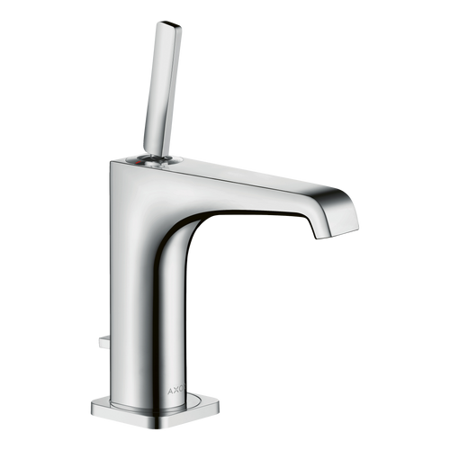 AXOR Citterio E Single Pin Handle Basin Mixer Faucet 130 with Pop-Up Waste Set from Brandt in Chrome finish