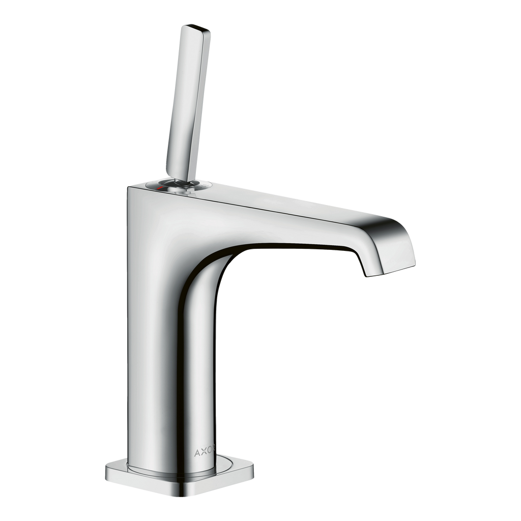 AXOR Citterio E Single Pin Handle Basin Mixer Faucet 130 with Open Waste Set from Brandt in Chrome finish