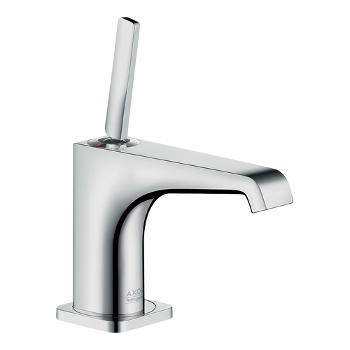 AXOR Citterio E Single Pin Handle Basin Mixer Faucet 90 with Open Waste Set from Brandt in Chrome finish