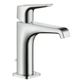 AXOR Citterio E Single Lever Handle Basin Mixer Faucet 130 with Pop-Up Waste Set from Brandt in Chrome finish