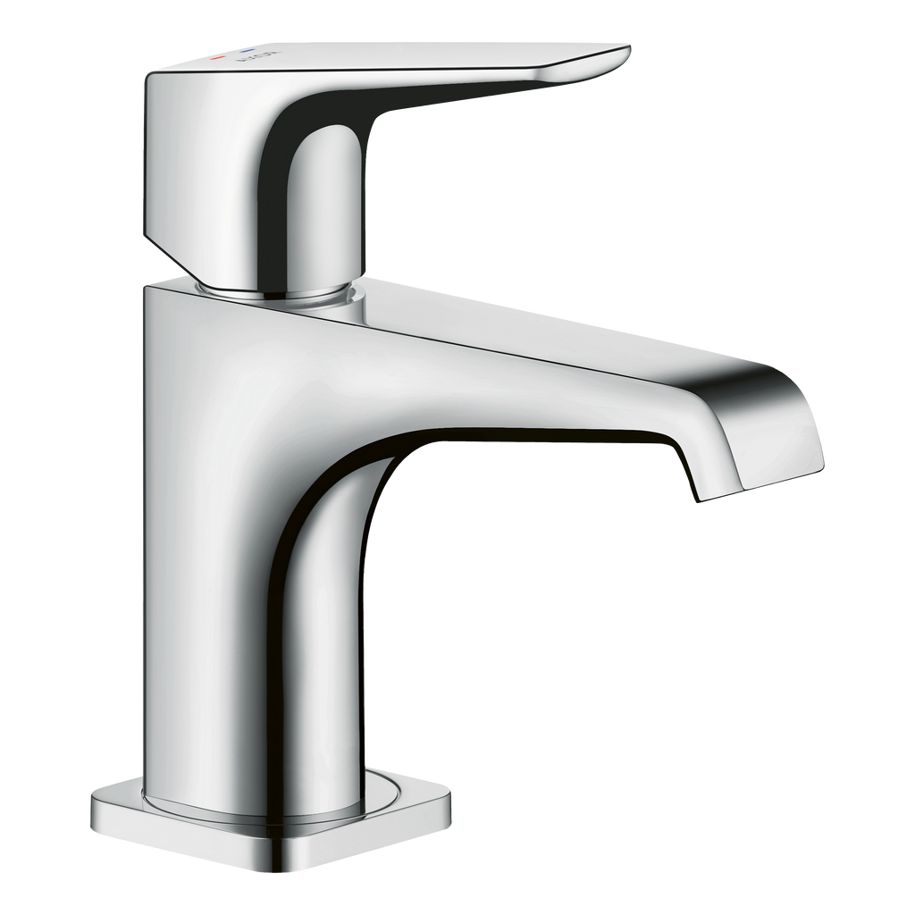 AXOR Citterio E Single Lever Handle Basin Mixer Faucet 90 with Open Waste Set from Brandt in Chrome finish