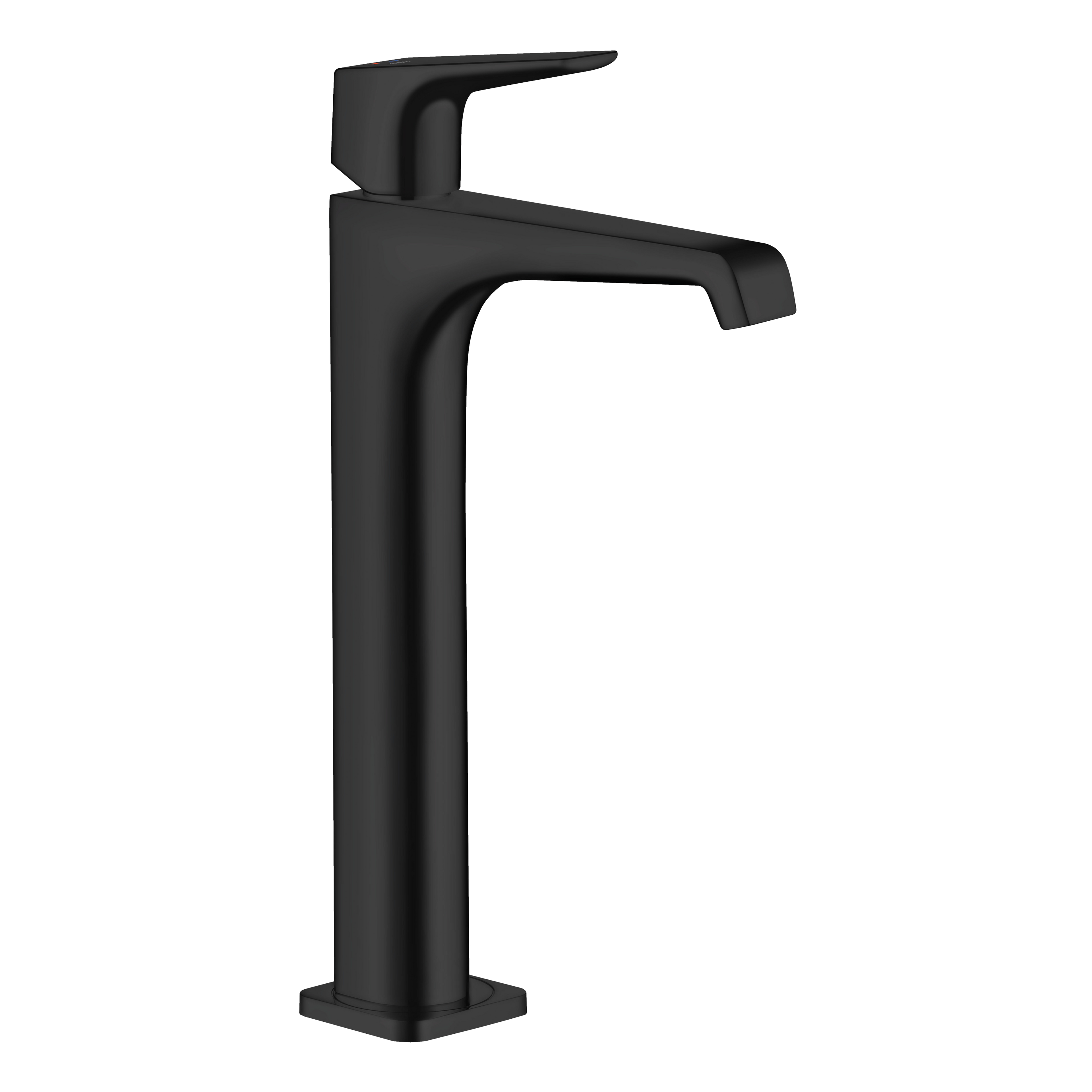 AXOR Citterio E Single Lever Handle Basin Mixer Faucet 250 with Open Waste Set from Brandt in Matt Black finish