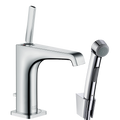AXOR Citterio E Single Lever Handle Basin Mixer Faucet 130 with Bidette Hand Shower from Brandt in Chrome finish