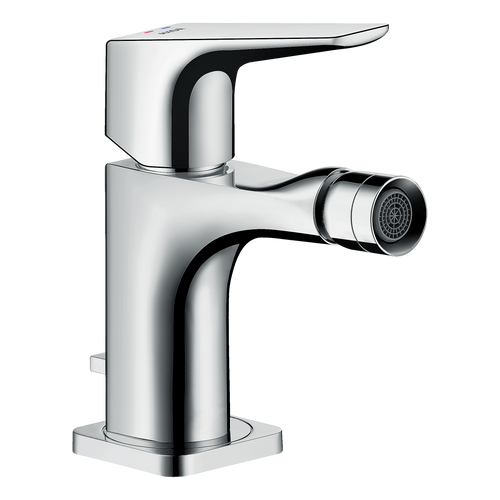AXOR Citterio E Single Lever Handle Bidet Mixer Faucet with Lever Handle and Pop-Up Waste Set from Brandt in Chrome finish