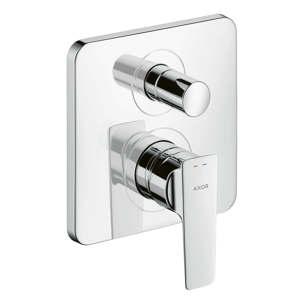 AXOR Citterio E Single Lever Handle Concealed Bath & Shower Mixer from Brandt in Stainless Steel Optic finish