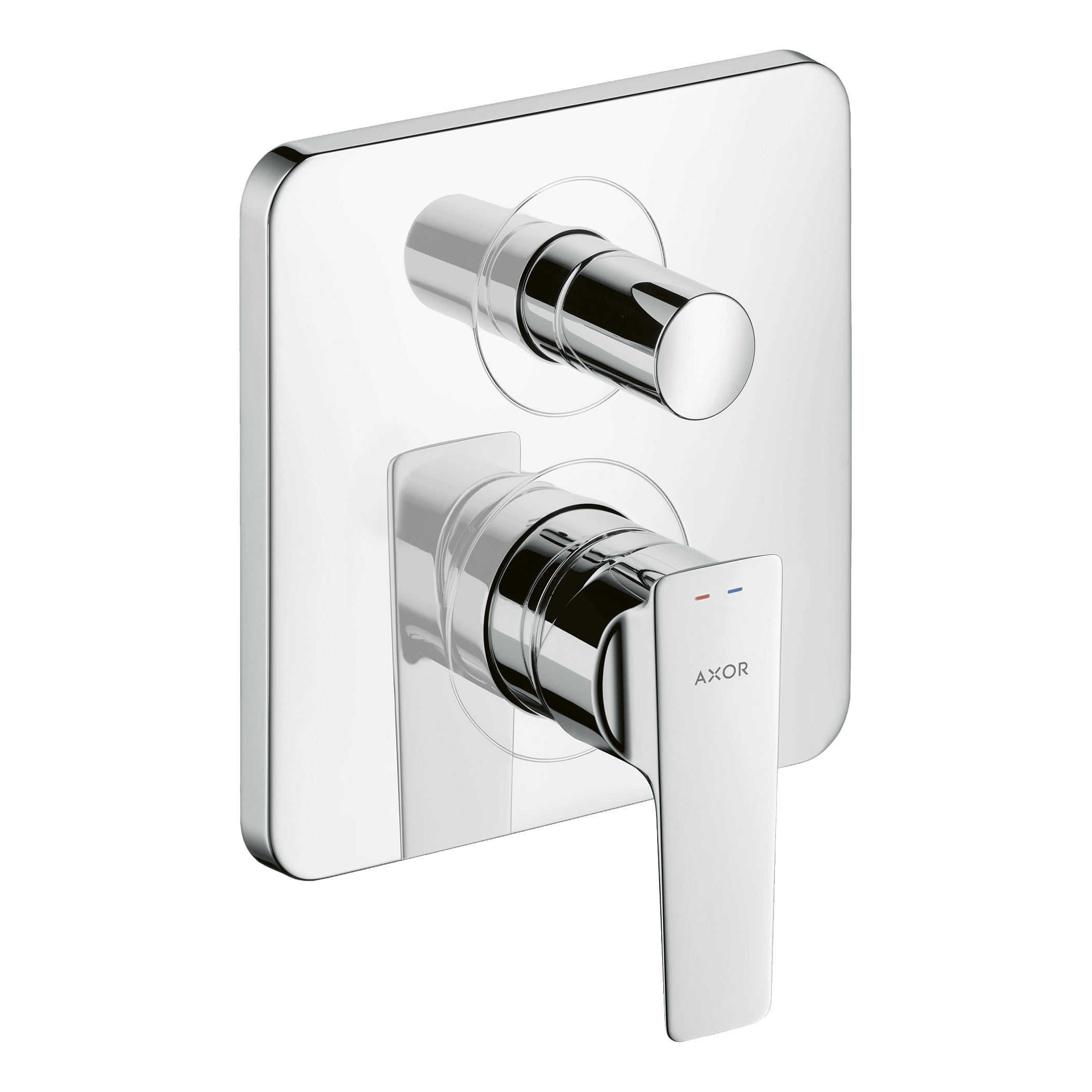 AXOR Citterio E Single Lever Handle Concealed Bath & Shower Mixer from Brandt in Brushed Brass finish