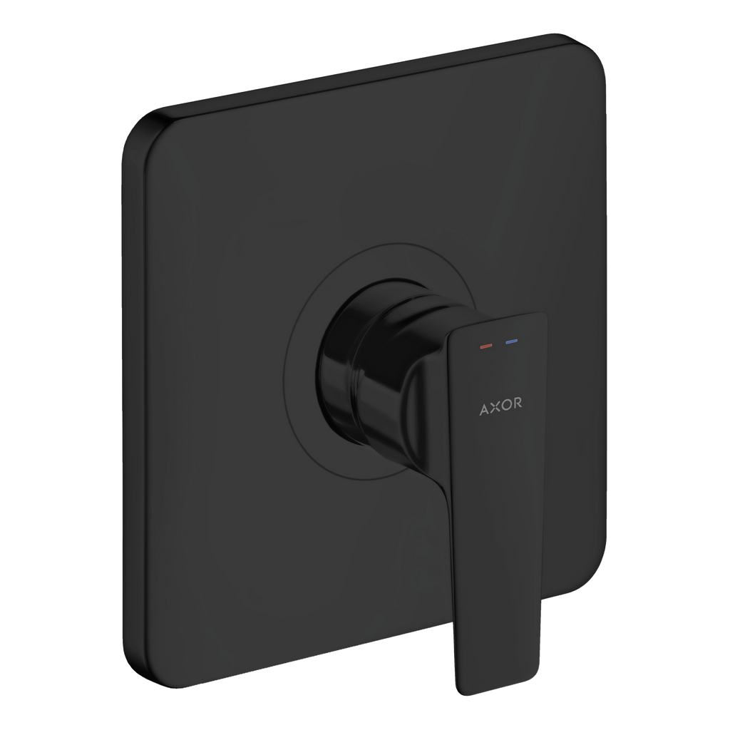 AXOR Citterio E Single Lever Handle Concealed Shower Mixer from Brandt in Matt Black finish