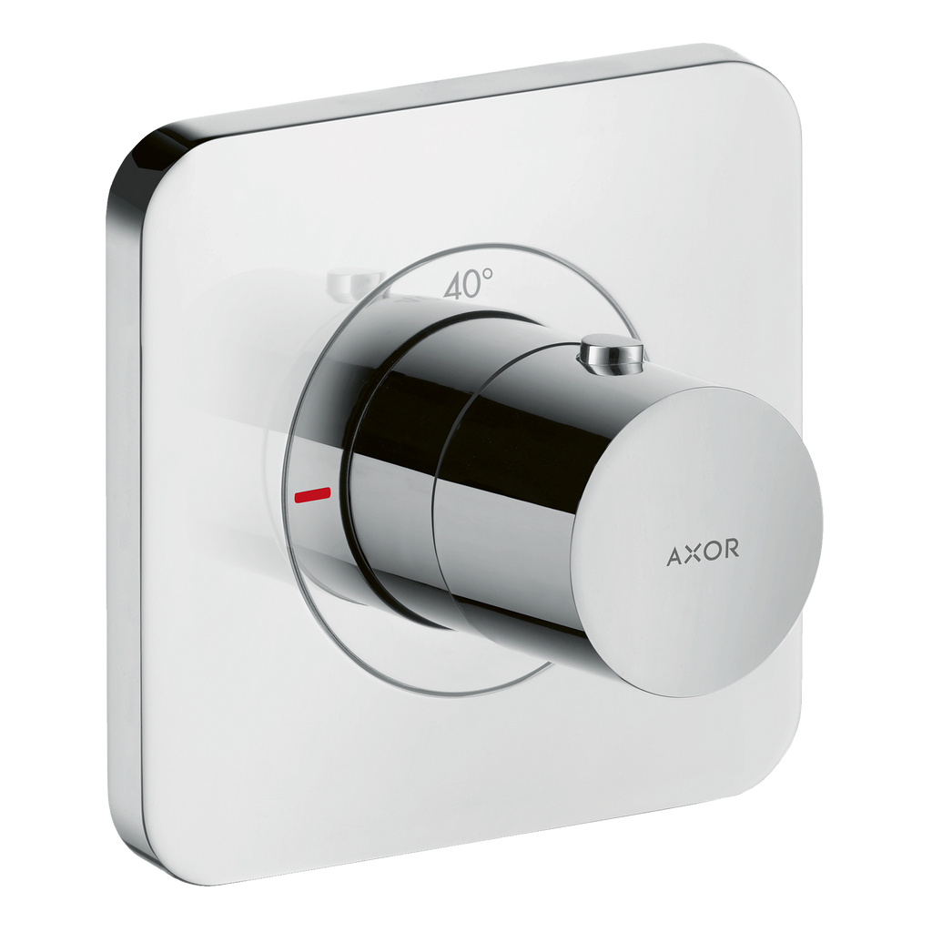 AXOR Citterio E Concealed Shower Thermostat 120/120 from Brandt in Chrome finish