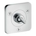 AXOR Citterio E Trio Quattro Concealed Shut-Off Diverter Valve 120/120 from Brandt in Chrome finish