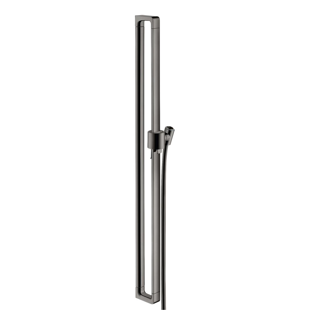 AXOR Citterio E Shower Bar 90 cm with 1,6 m Shower Hose from Brandt in Polished Black Chrome finish