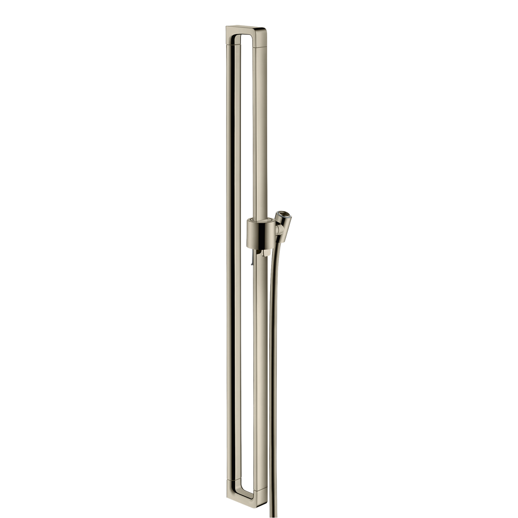 AXOR Citterio E Shower Bar 90 cm with 1,6 m Shower Hose from Brandt in Polished Nickel finish