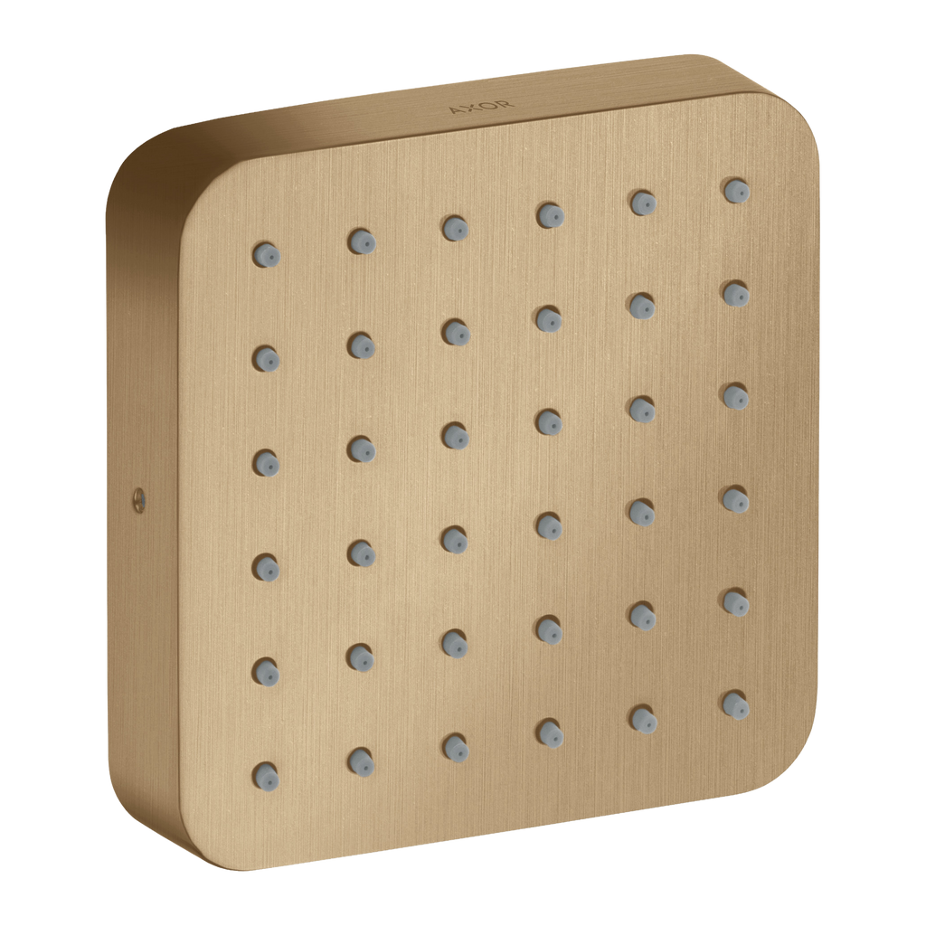 AXOR Citterio E Concealed Side Shower Module 120/120 Softsquare from Brandt in Brushed Bronze finish
