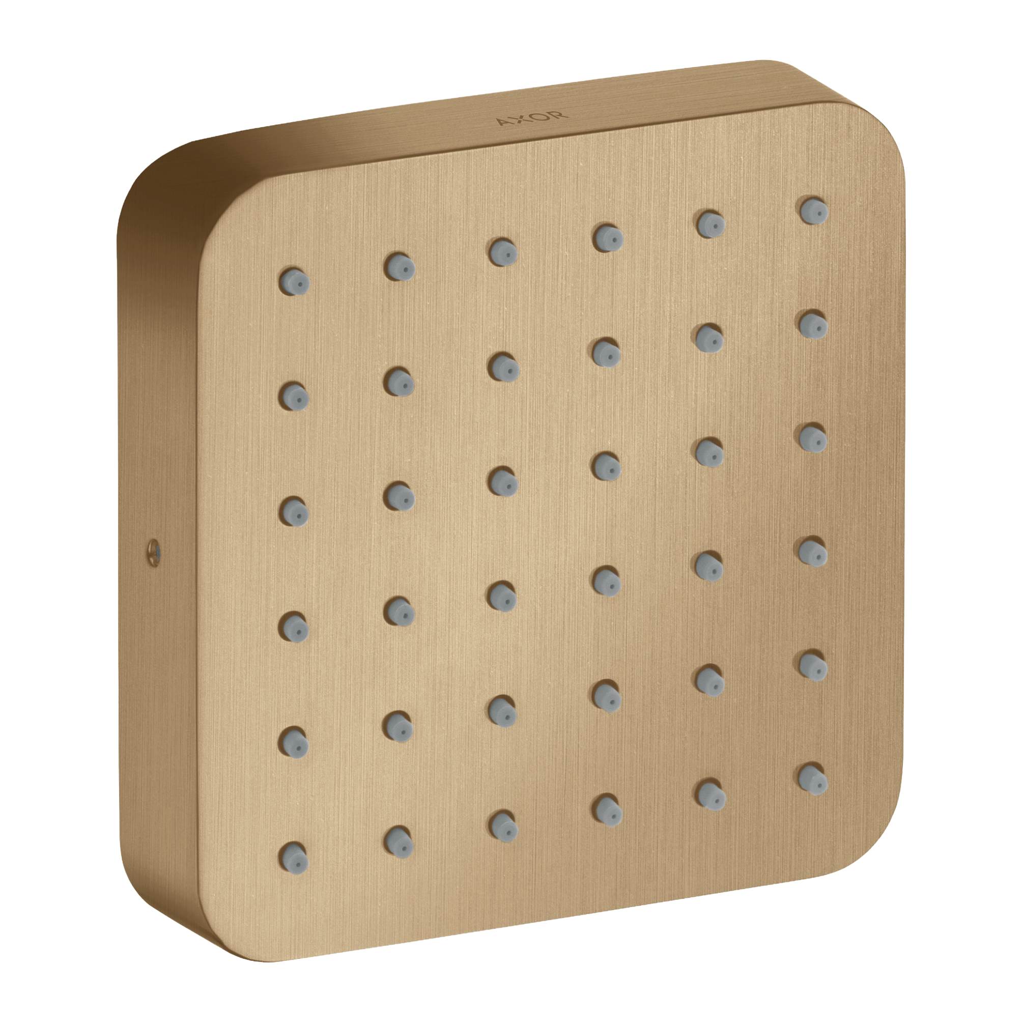 AXOR Citterio E Concealed Side Shower Module 120/120 Softsquare from Brandt in Brushed Bronze finish