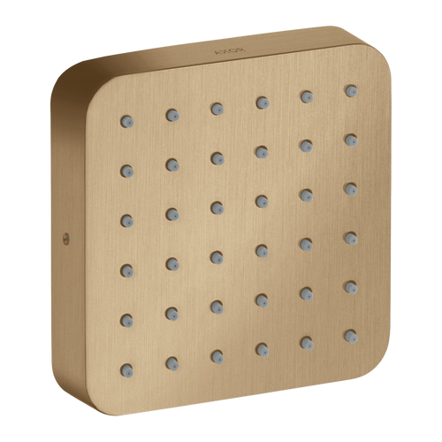 AXOR Citterio E Concealed Side Shower Module 120/120 Softsquare from Brandt in Brushed Bronze finish