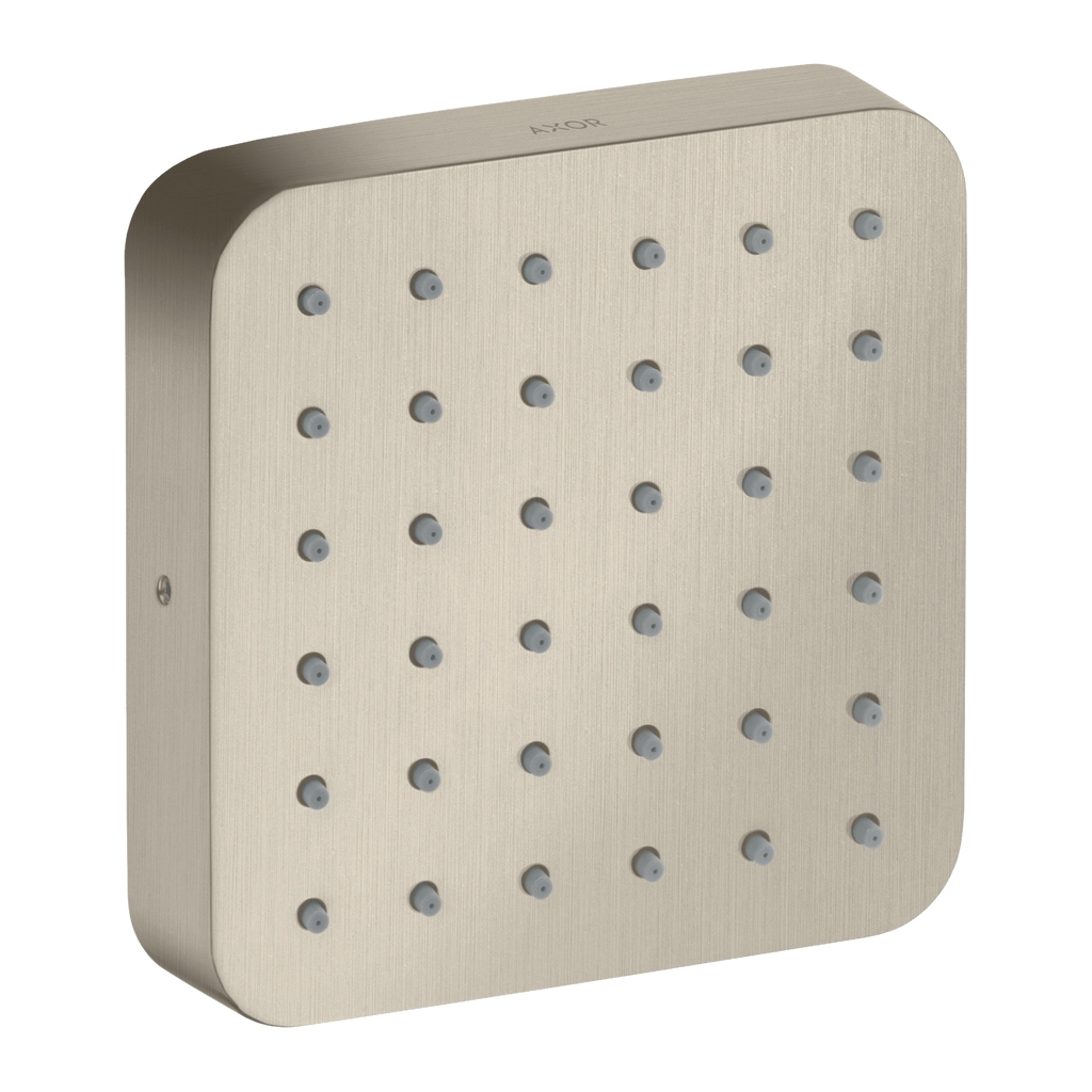 AXOR Citterio E Concealed Side Shower Module 120/120 Softsquare from Brandt in Brushed Nickel finish