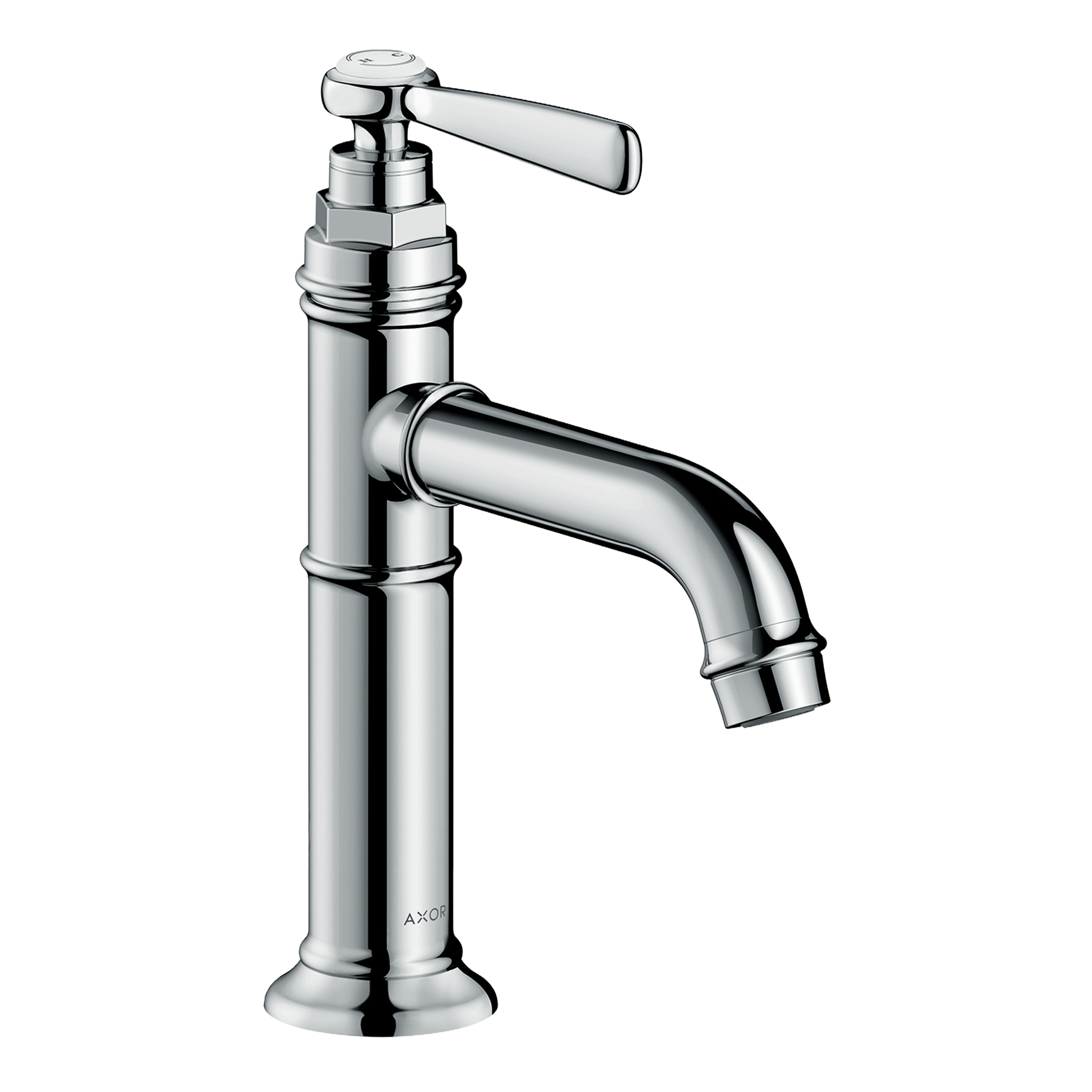 AXOR Montreux Single Lever Handle Basin Mixer Faucet 100 with Open Waste Set from Brandt in Chrome finish