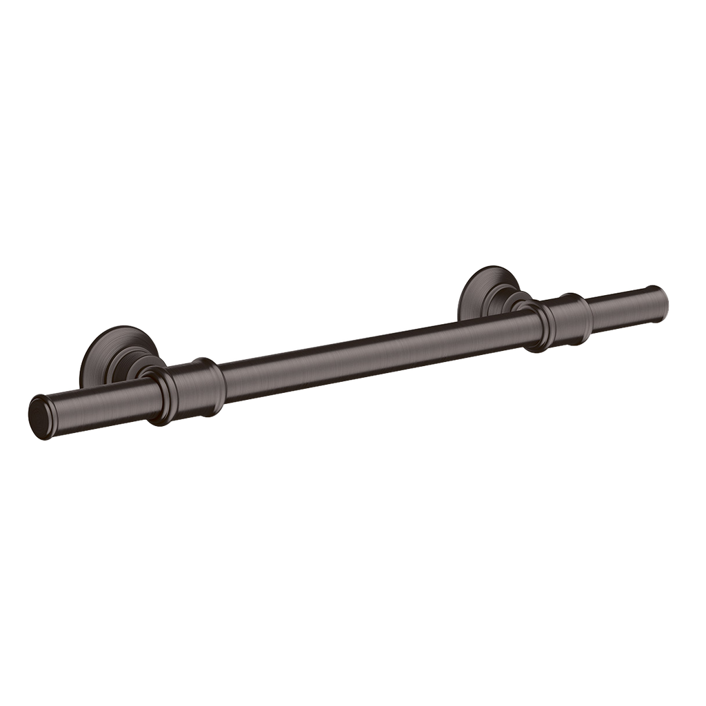 AXOR Montreux Bathroom Grab Bar from Brandt in Brushed Black Chrome finish