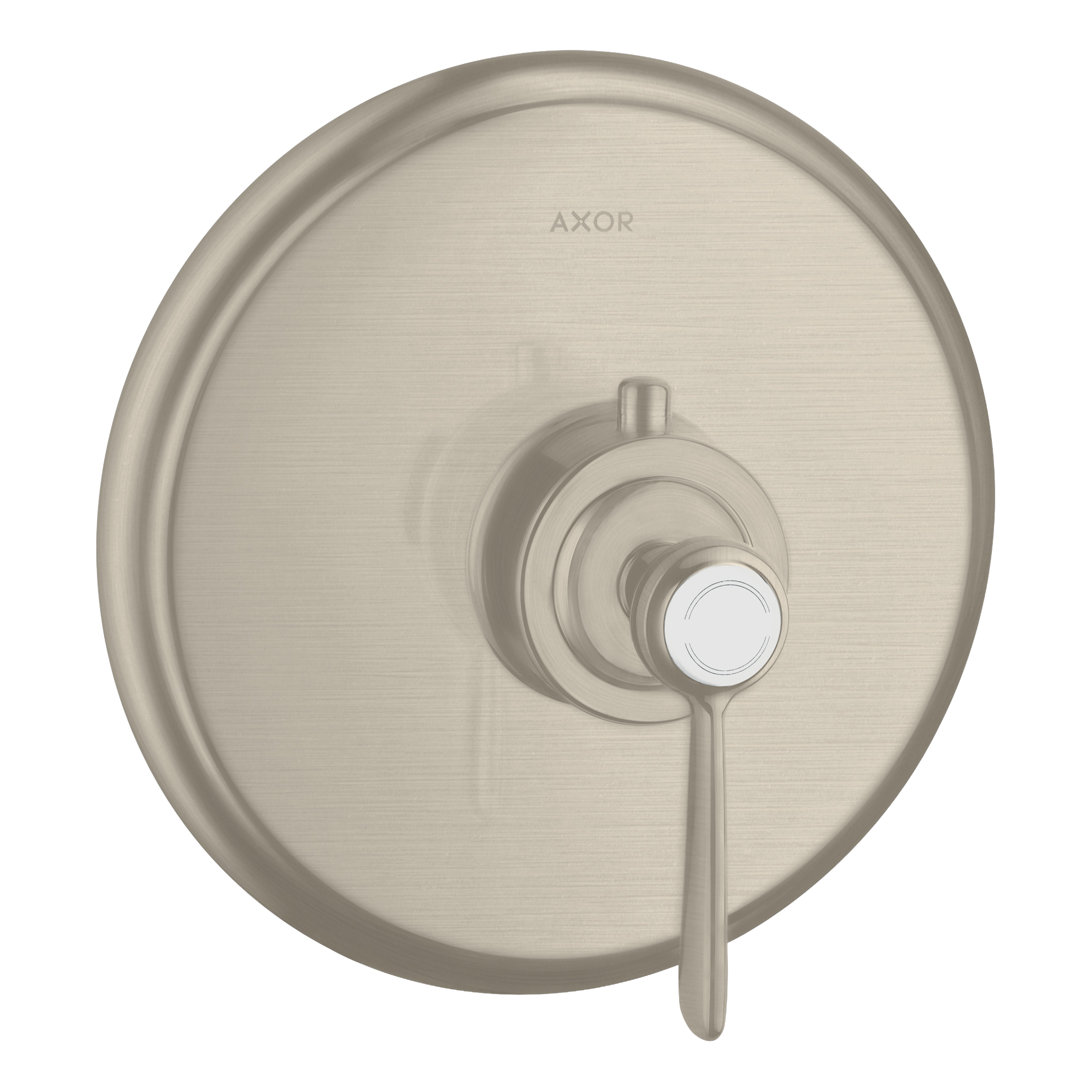 AXOR Montreux Concealed Shower Thermostat with Lever Handle from Brandt in Brushed Nickel finish