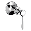 AXOR Montreux Concealed Shut Off Valve with Lever Handle from Brandt in Chrome finish