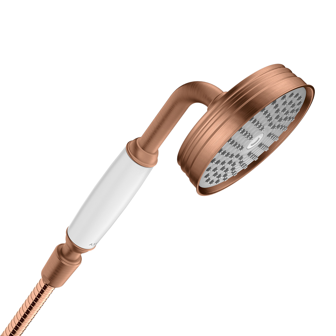 AXOR Montreux Hand Shower 100 1jet from Brandt in Brushed Red Gold finish