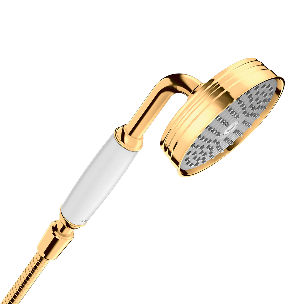 AXOR Montreux Hand Shower 100 1jet from Brandt in Polished Gold Optic finish