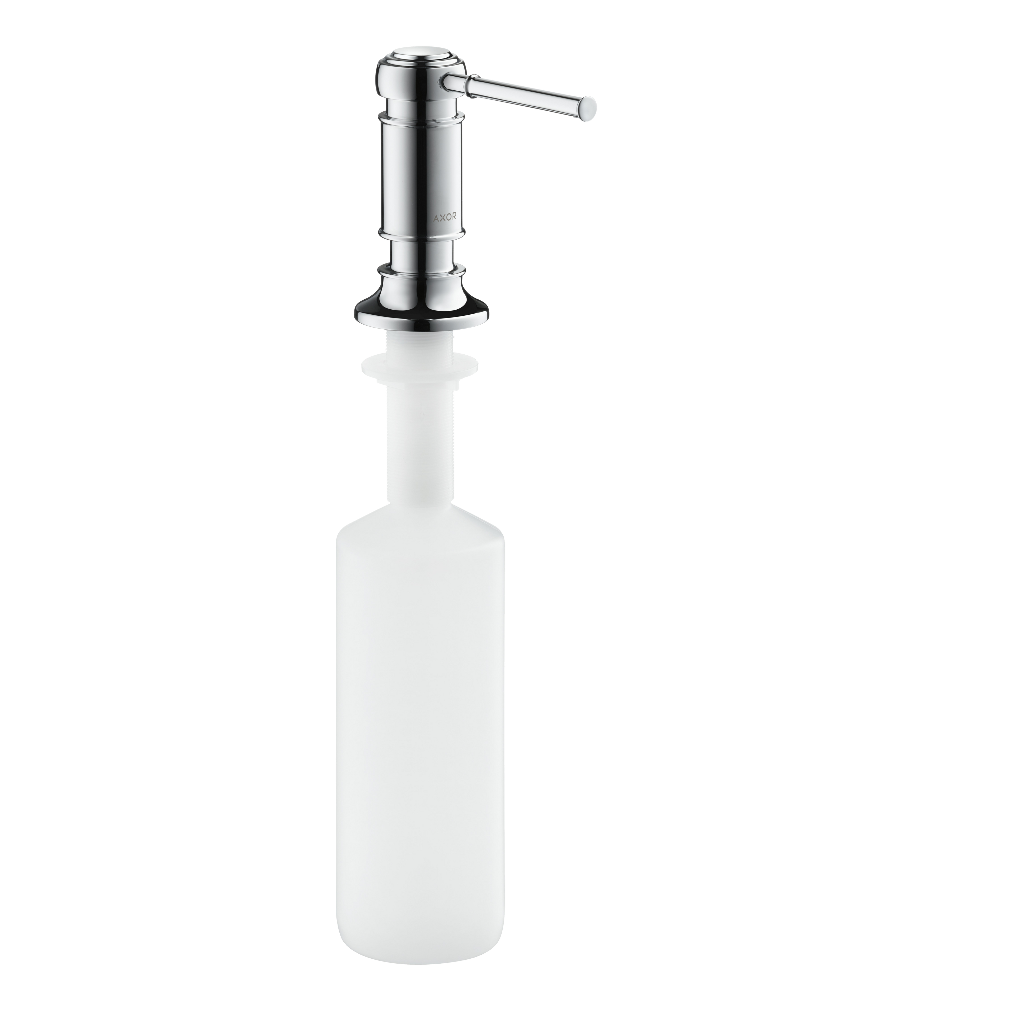 AXOR Montreux Concealed Liquid Soap/Dishwasher Liquid Dispenser from Brandt in Chrome finish