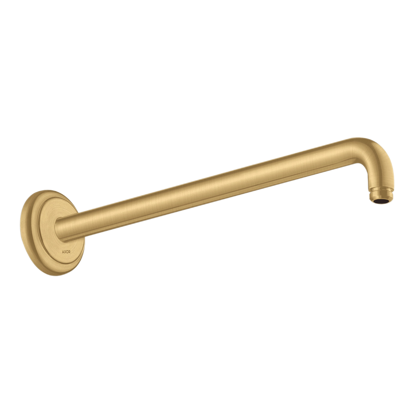AXOR Montreux Shower Arm 1/2" 389 mm from Brandt in Brushed Gold Optic finish