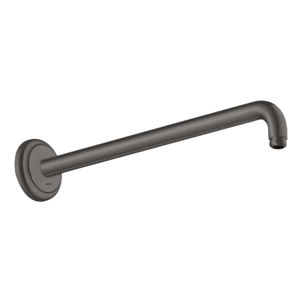 AXOR Montreux Shower Arm 1/2" 389 mm from Brandt in Brushed Black Chrome finish