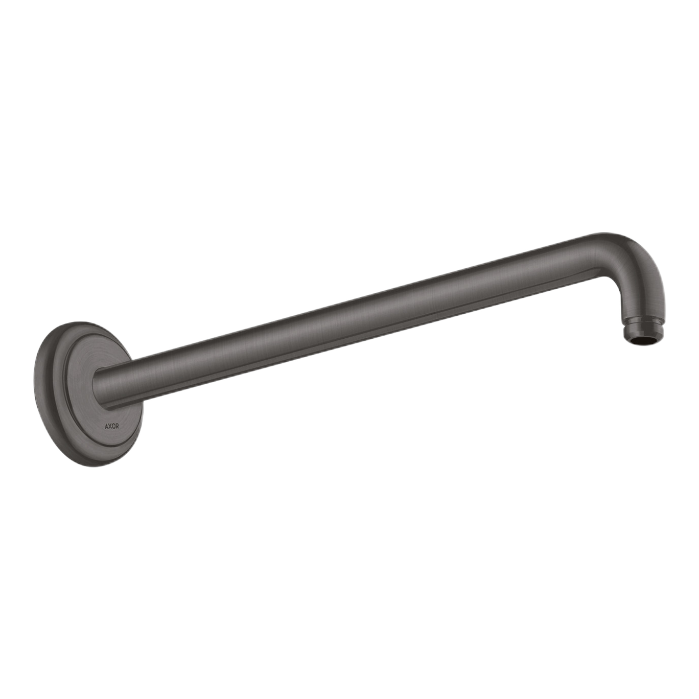 AXOR Montreux Shower Arm 1/2" 389 mm from Brandt in Brushed Black Chrome finish
