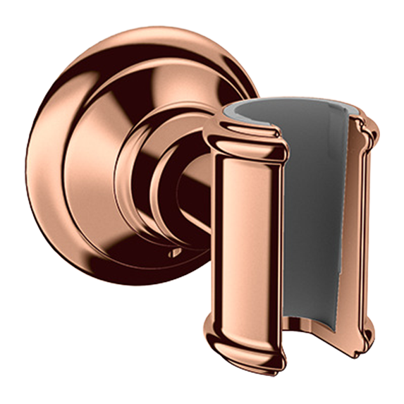 AXOR Montreux Classic Shower Holder from Brandt in Polished Red Gold finish