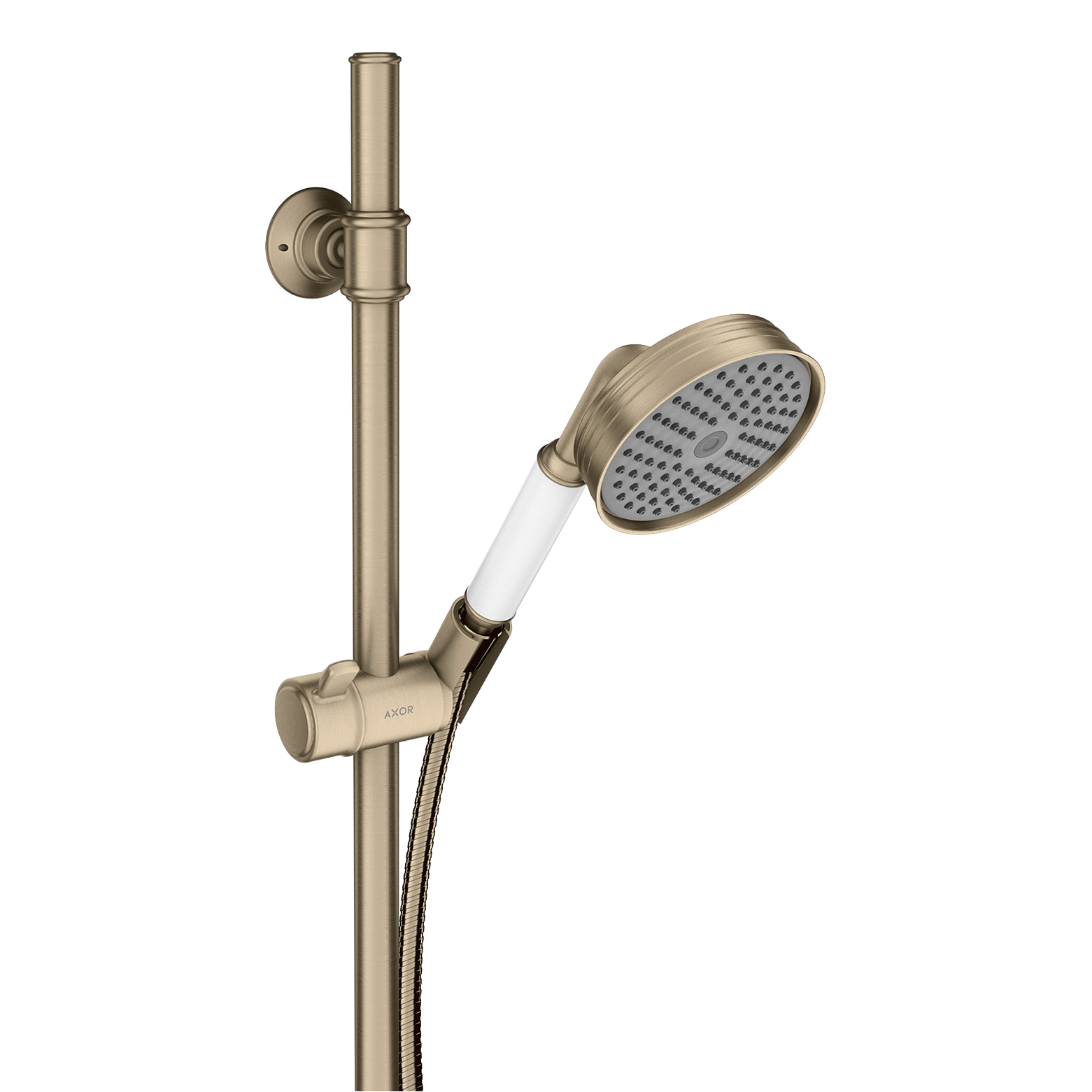 AXOR Montreux Shower Set 90 cm with Hand Shower 100 1jet from Brandt in Brushed Nickel finish