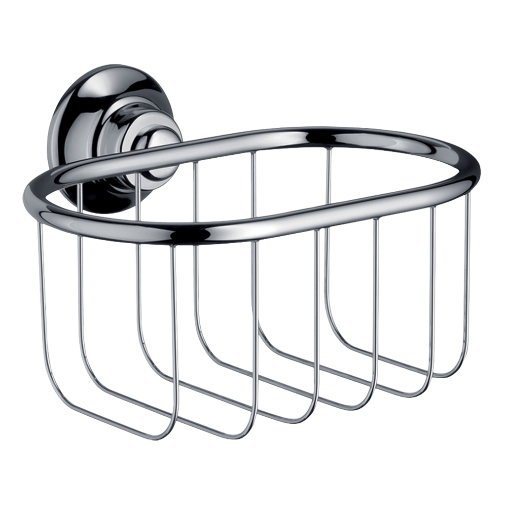 AXOR Montreux Soap Basket 160/101 from Brandt in Chrome finish