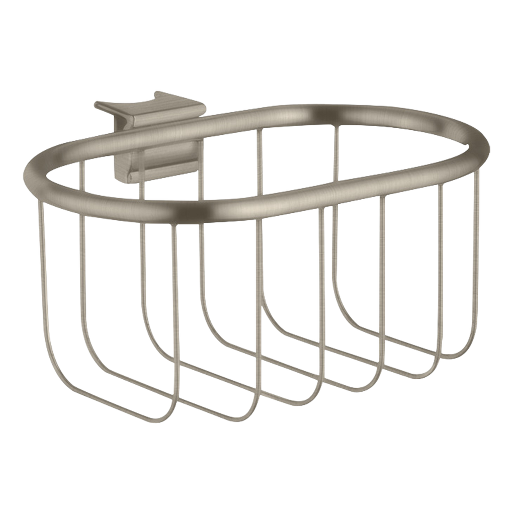 AXOR Montreux Soap Basket 160/83 from Brandt in Brushed Nickel finish