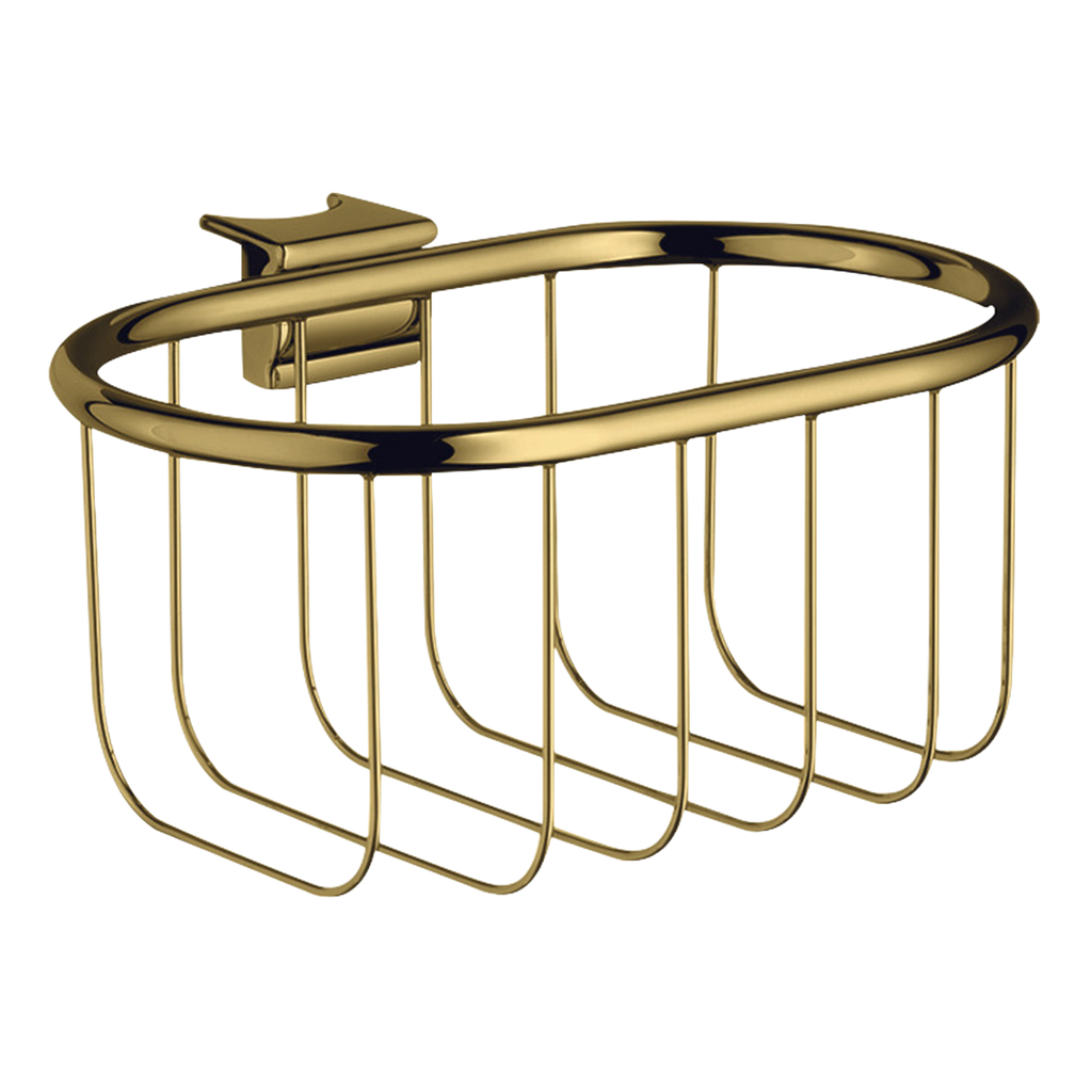 AXOR Montreux Soap Basket 160/83 from Brandt in Polished Gold Optic finish