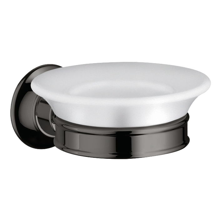 AXOR Montreux Soap Dish from Brandt in Polished Black Chrome finish