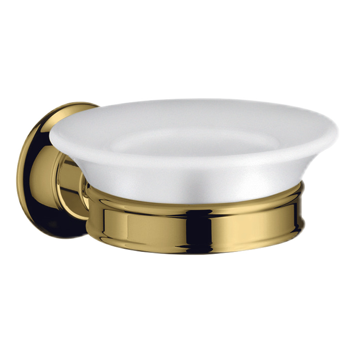 AXOR Montreux Soap Dish from Brandt in Polished Gold Optic finish