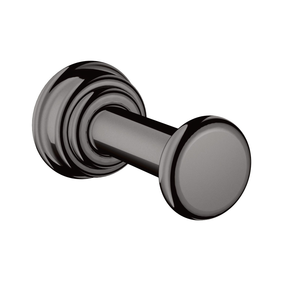 AXOR Montreux Towel Hook from Brandt in Polished Black Chrome finish
