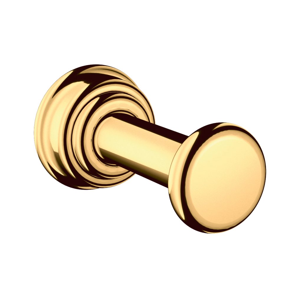 AXOR Montreux Towel Hook from Brandt in Polished Gold Optic finish