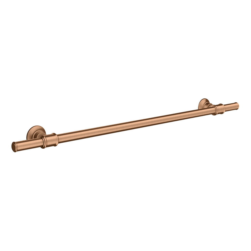 AXOR Montreux Bath Towel Rail 600/783 mm from Brandt in Brushed Bronze finish