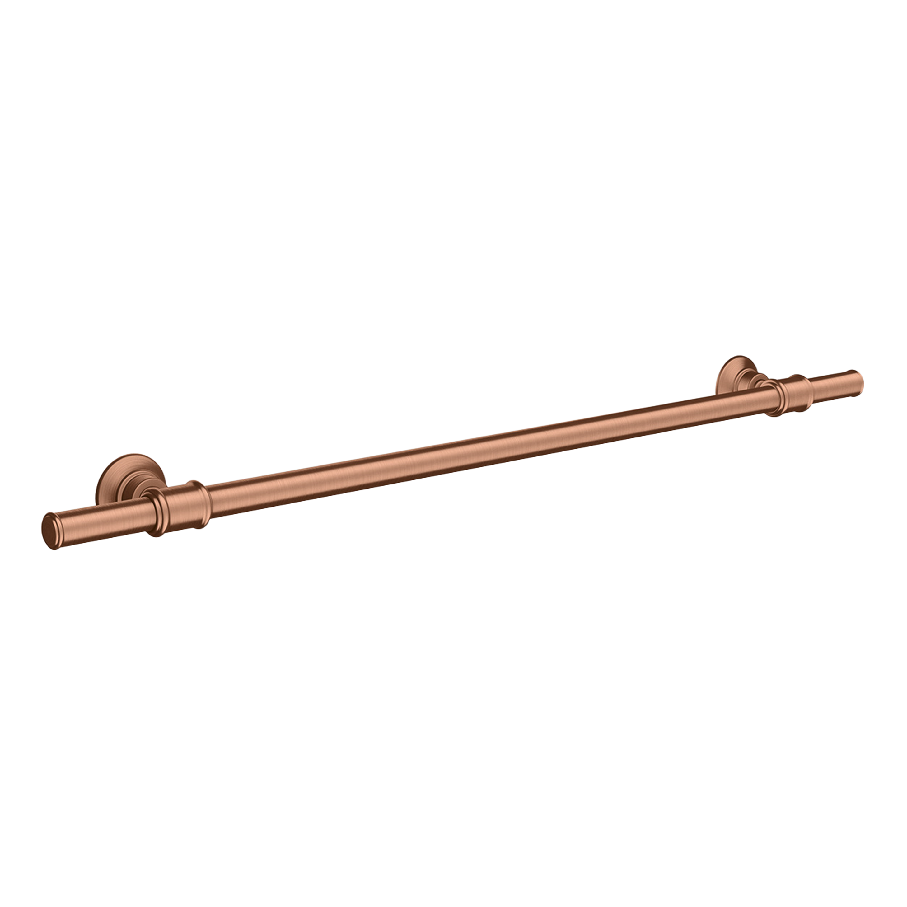 AXOR Montreux Bath Towel Rail 600/783 mm from Brandt in Brushed Red Gold finish
