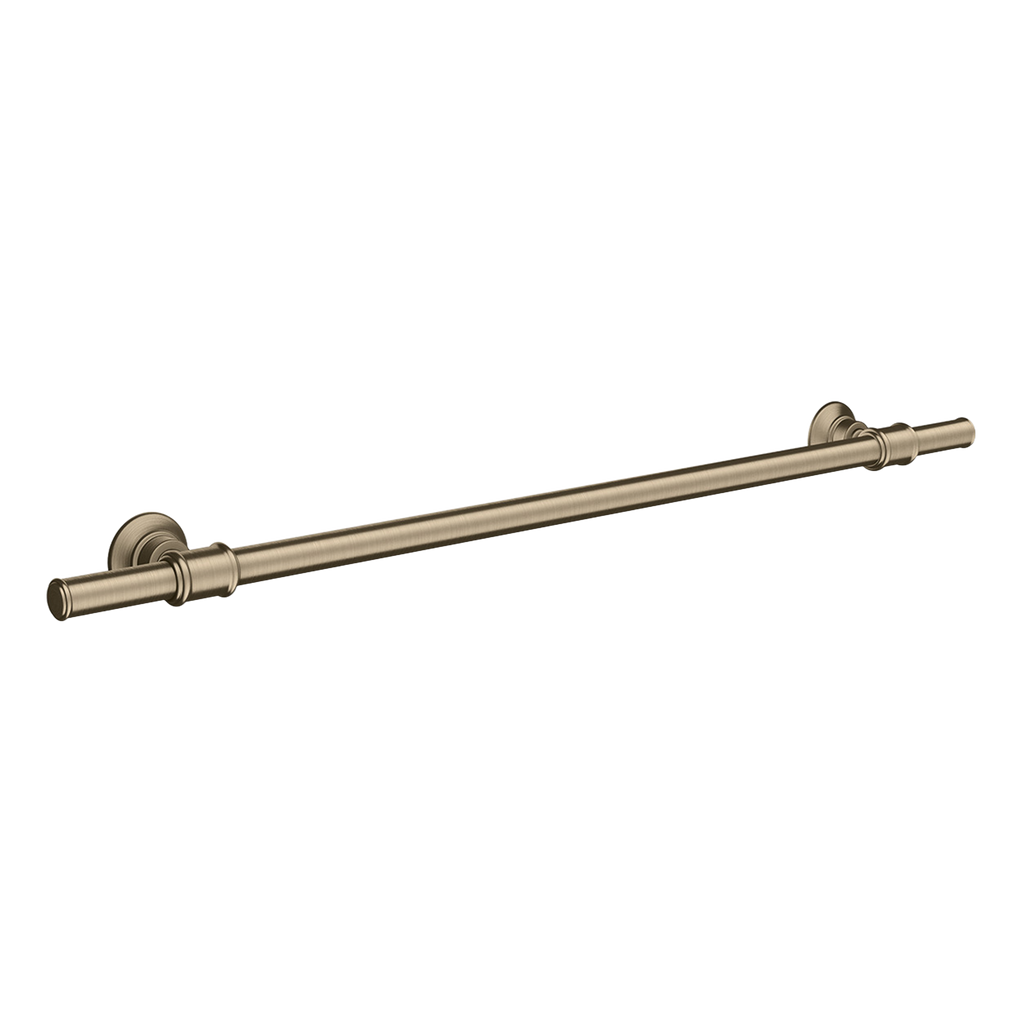 AXOR Montreux Bath Towel Rail 600/783 mm from Brandt in Brushed Nickel finish