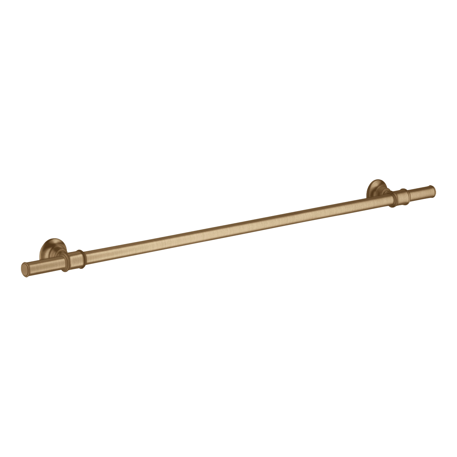AXOR Montreux Bath Towel Rail 800/983 mm from Brandt in Brushed Bronze finish