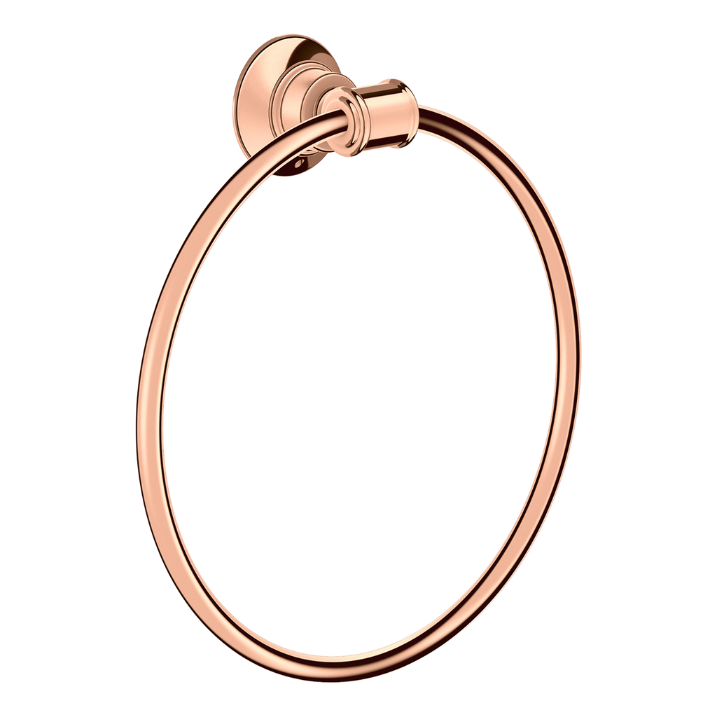AXOR Montreux Towel Ring from Brandt in Polished Red Gold finish