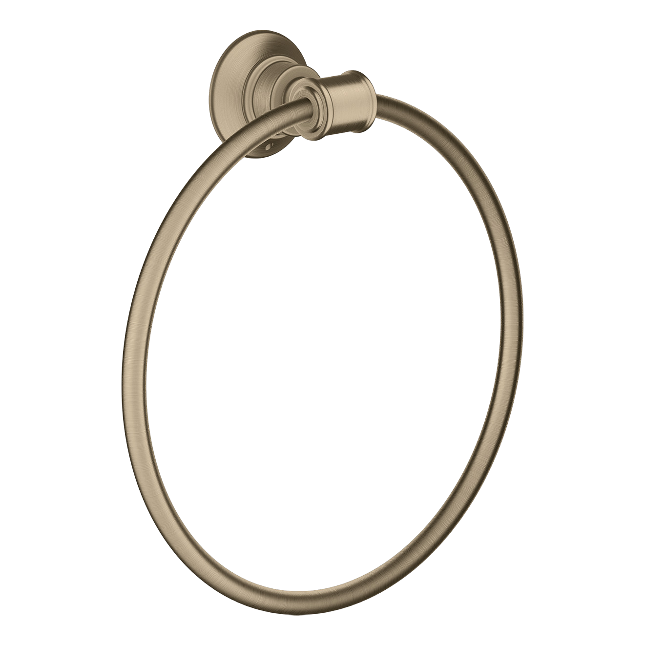 AXOR Montreux Towel Ring from Brandt in Brushed Nickel finish