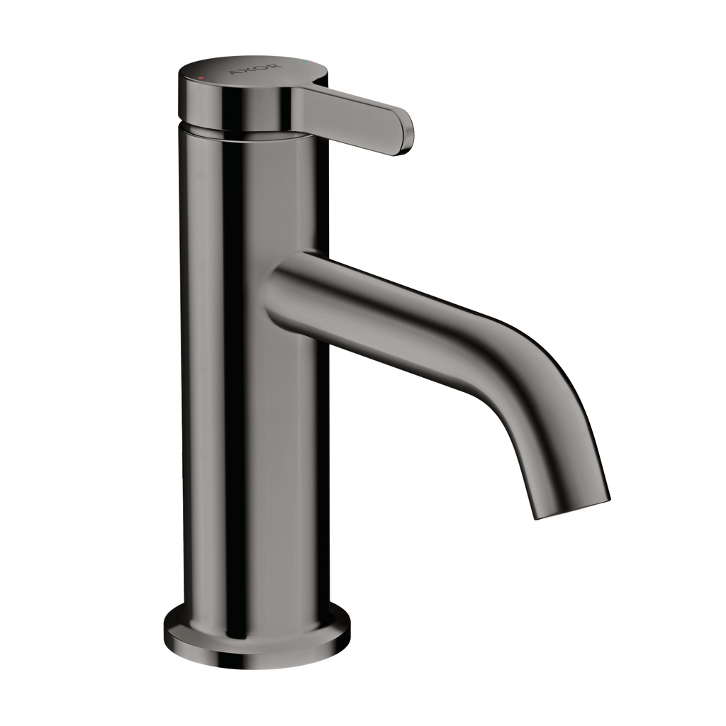 AXOR One Single Lever Handle Basin Mixer Faucet 70 with Open Waste Set from Brandt in Polished Black Chrome finish