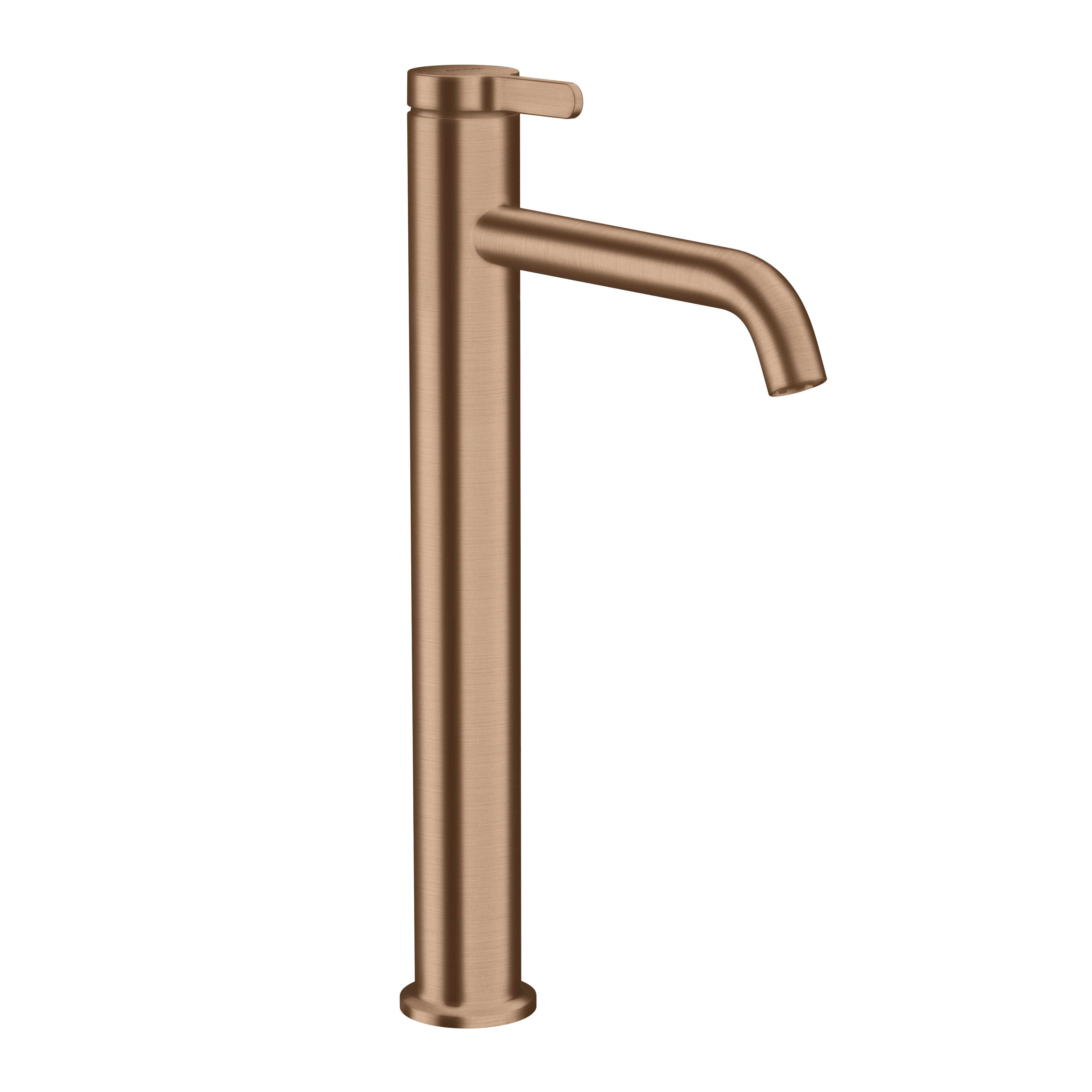 AXOR One Single Lever Handle Basin Mixer Faucet 260 with Open Waste Set from Brandt in Brushed Red Gold finish