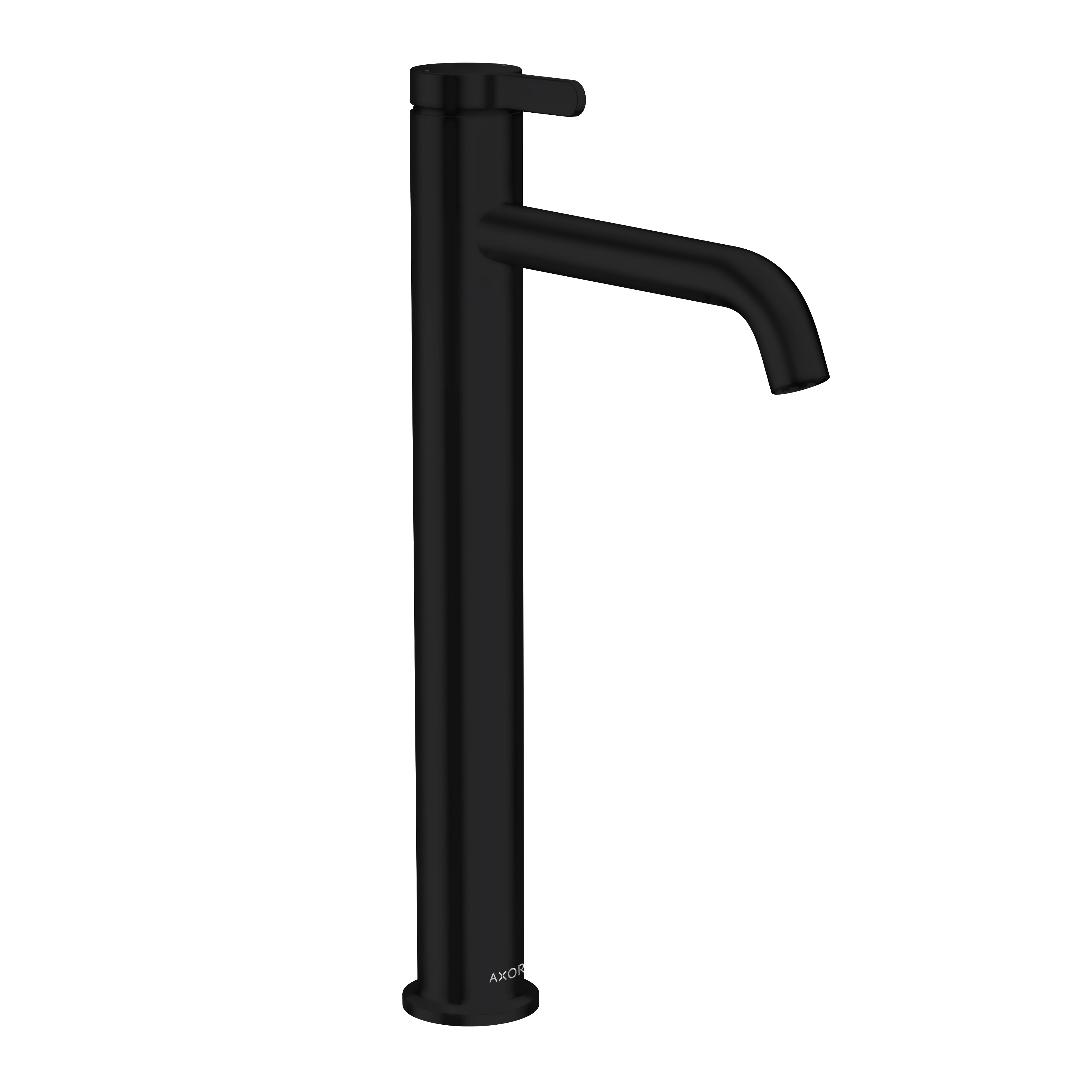 AXOR One Single Lever Handle Basin Mixer Faucet 260 with Open Waste Set from Brandt in Matt Black finish