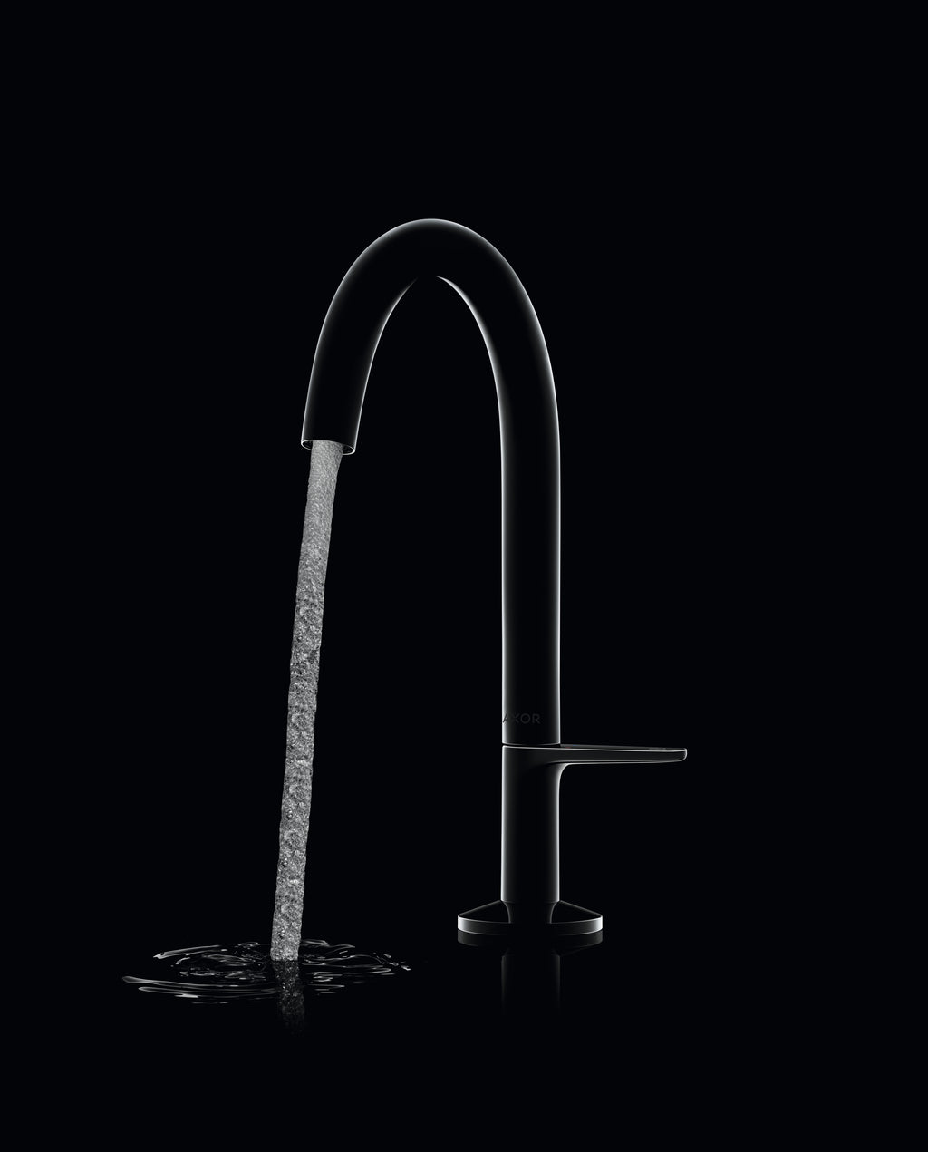 AXOR One Basin Mixer Faucet Select 170 with Push-Open Waste Set from Brandt in Chrome finish