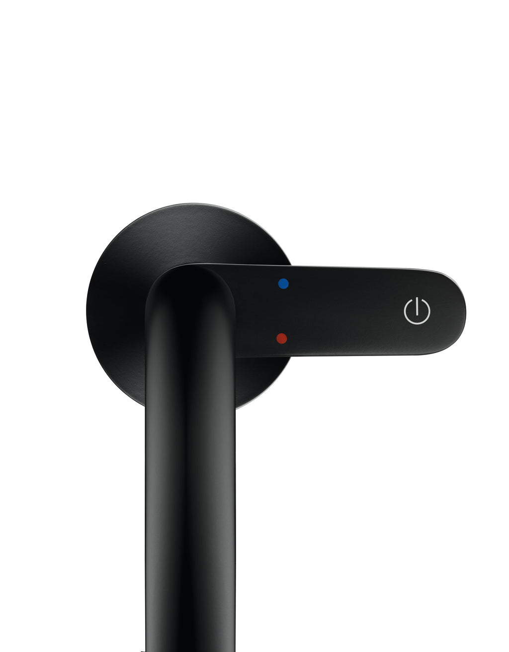 AXOR One Basin Mixer Faucet Select 170 with Push-Open Waste Set from Brandt in Matt Black finish