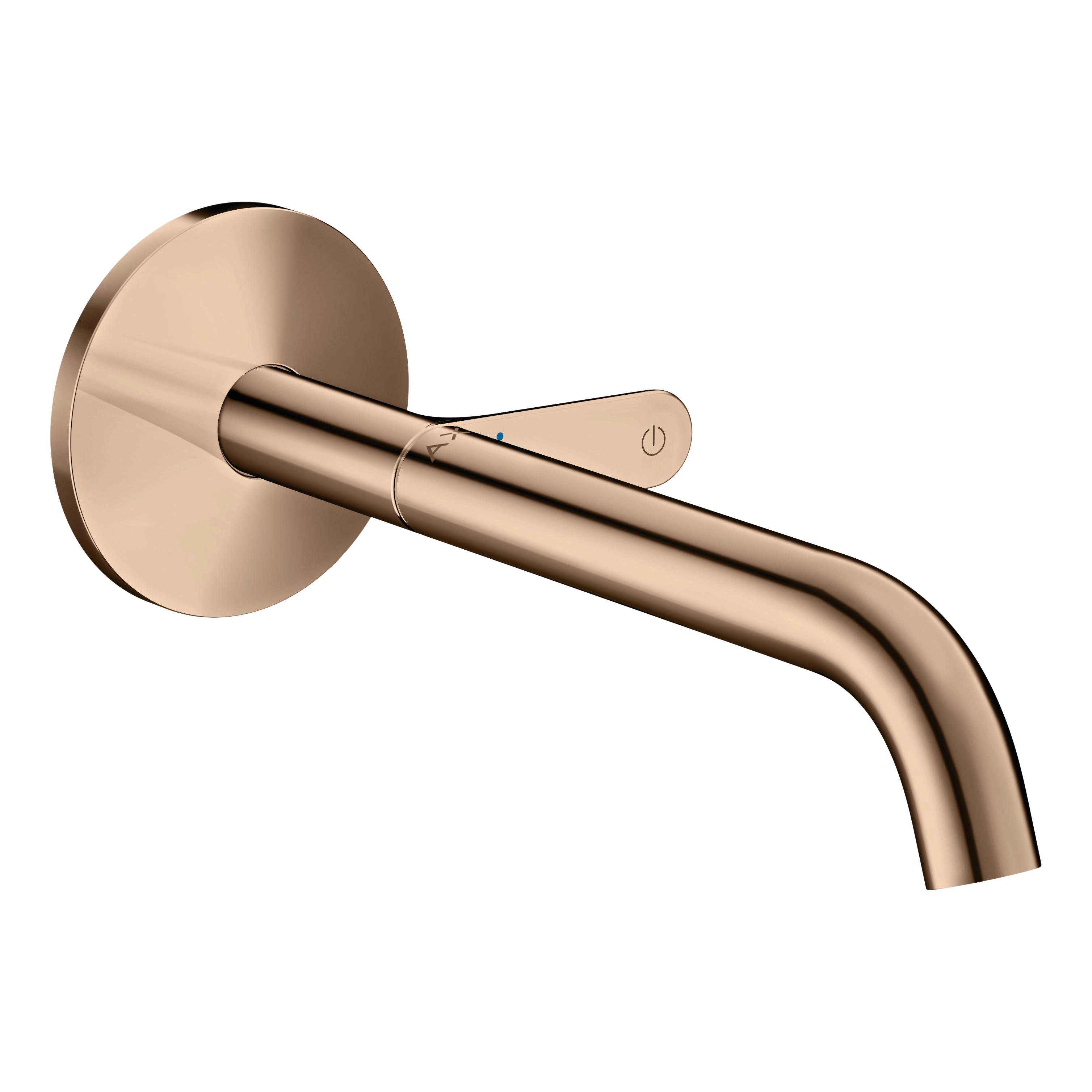 AXOR One Concealed Basin Mixer Faucet Select with 220 mm Spout from Brandt in Polished Red Gold finish